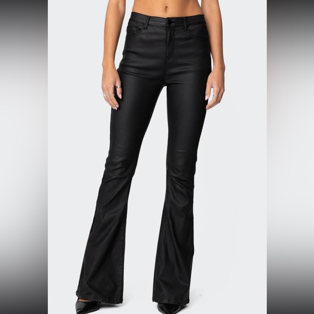 Edikted Faux Leather Pants